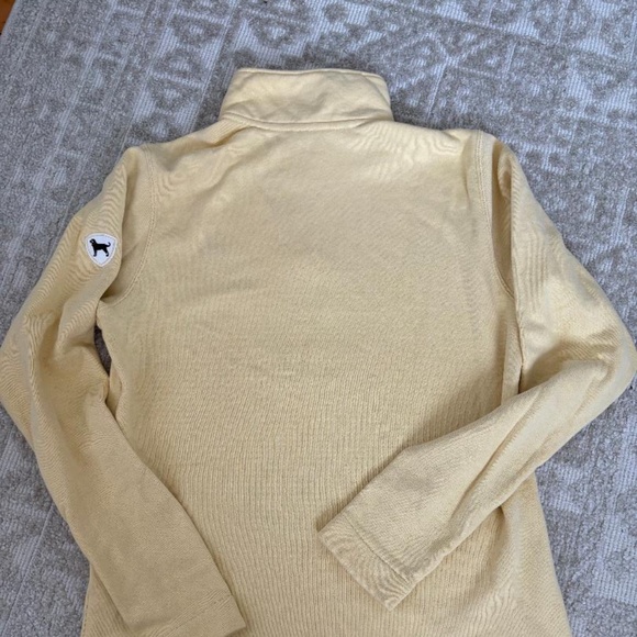 The Black Dog Men's Medium Classic Collection, Pale Yellow, top zipper - Picture 5 of 7